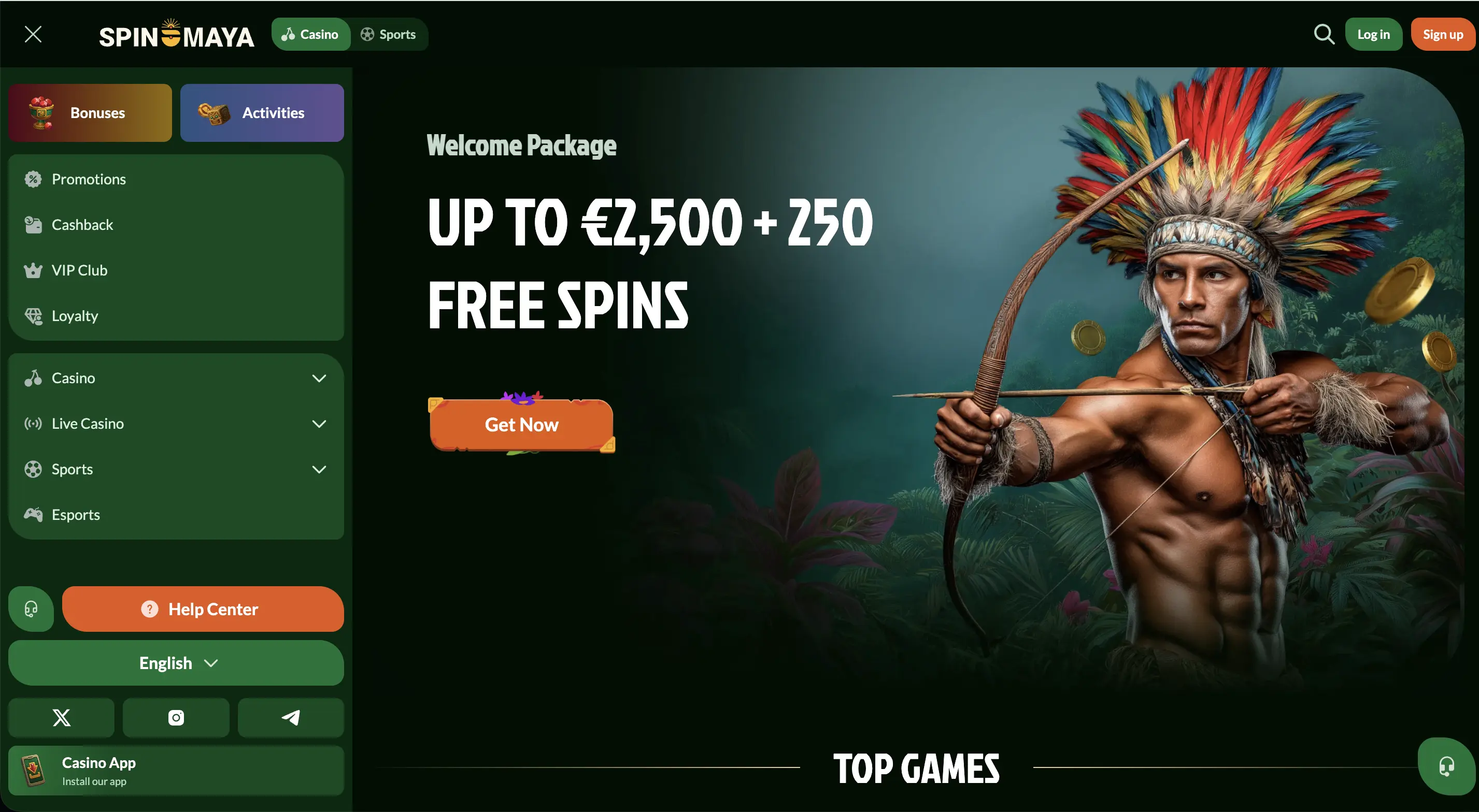 Spin Maya online limieten, zelfuitsluiting en klantenservice
